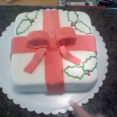 Christmas Present Cake