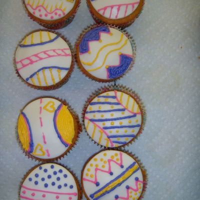 Easter Egg Cupcakes