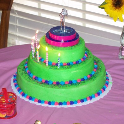 American Idol Birthday Cake