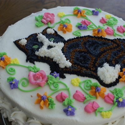 Kitty Birthday Cake