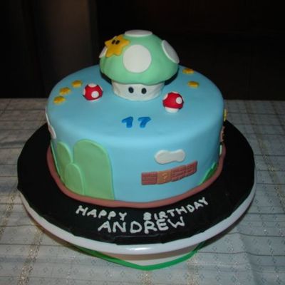 Rushed Last Minute Super Mario Bros Cake