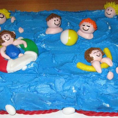 Pool Party Cake!