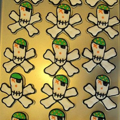 Pirate Skull Cookies