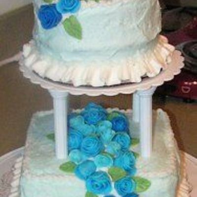 Wilton Class 3, Cake 2 (Last One), Tiered Cake