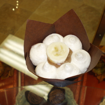 Bananas Foster Cupcake