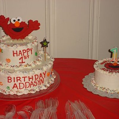 Elmo Cake