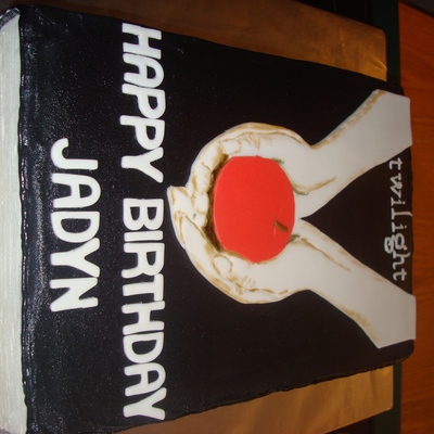 Twilight Book Cake