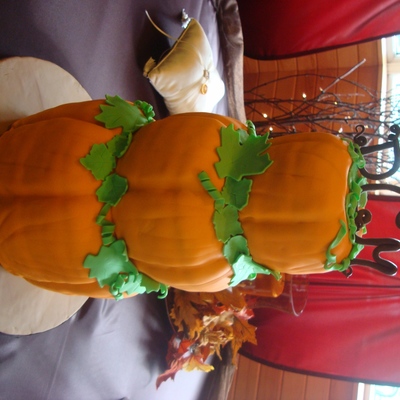Pumpkin Wedding Cake