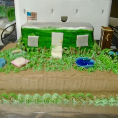 Redneck Birthday Cake