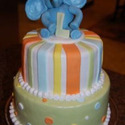 Elephant Shower Cake