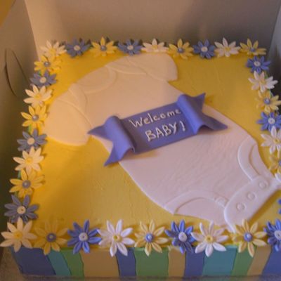 First Baby Shower Cake