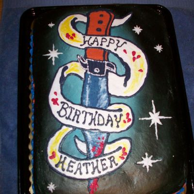 Hand-Drawn Birthday Cake