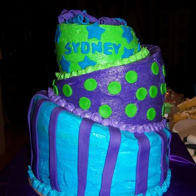 My First Topsy Turvy Cake
