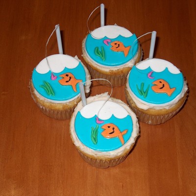 Fish Cupcakes
