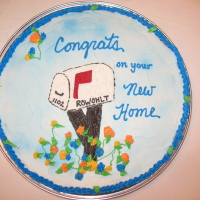 Housewarming Mailbox Cookie Cake