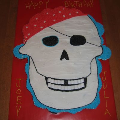 Pirate Cupcale Cake