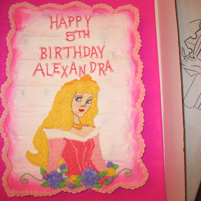 Sleeping Beauty Cupcake Cake