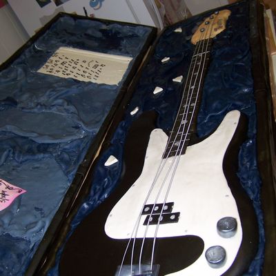 Bass Guitar In Caae