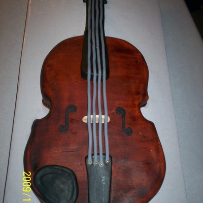Violin Cake