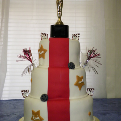 Oscar Themed Bridal Shower Cake