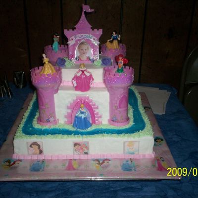 Disney Princess Birthday Cake