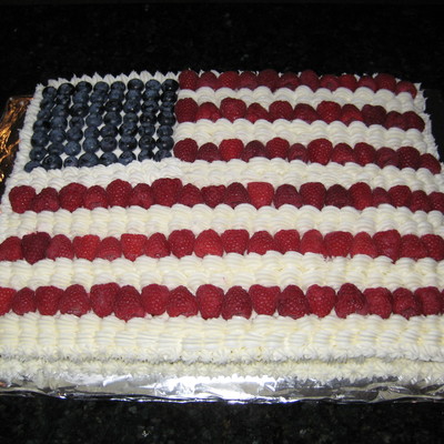 Flag Cake