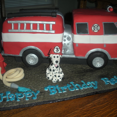 Firetruck Cake