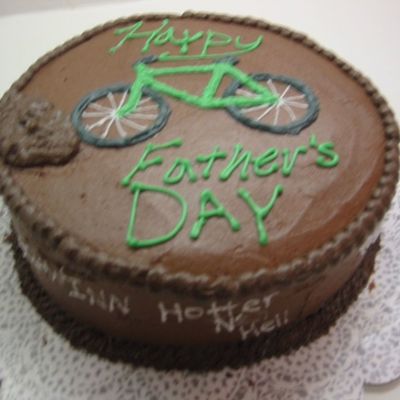 Father's Day Bicycle Cake