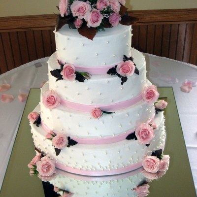 Oval Wedding Cake