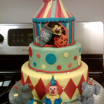 Circus Themed Cake