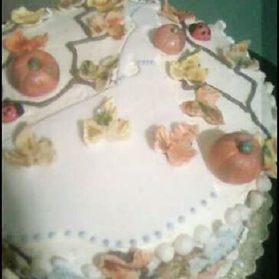 Fall Wedding Shower Cake