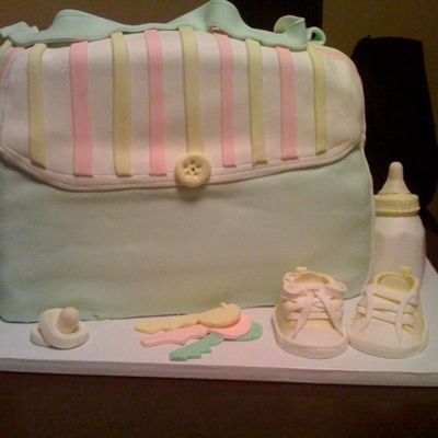 Diaper Bag Cake