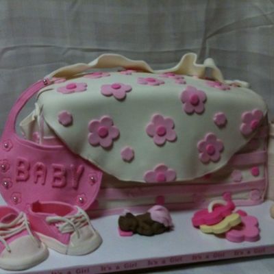 Diaper Bag Cake