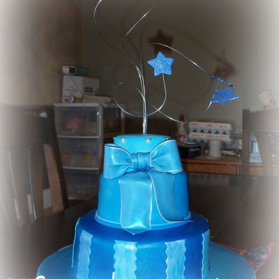 Sylvia's Blue Bday Cake