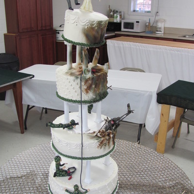 Army Wedding Cake