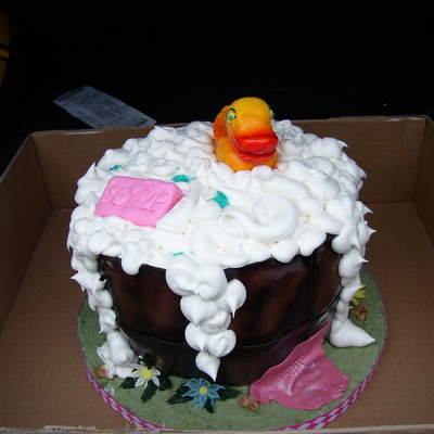 Rubber Ducky 1St Birthday Cake