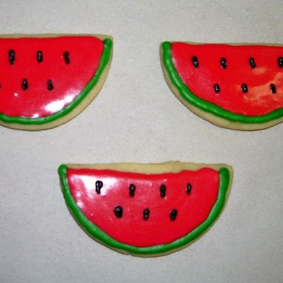 Watermelon Cookies