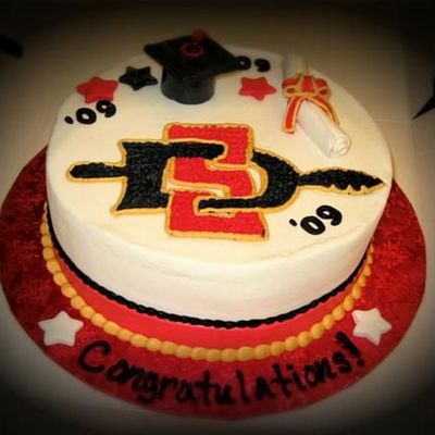 Sdsu Graduation Cake