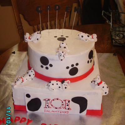 Dalmation Cake