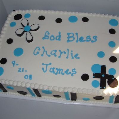 Baptism Cake