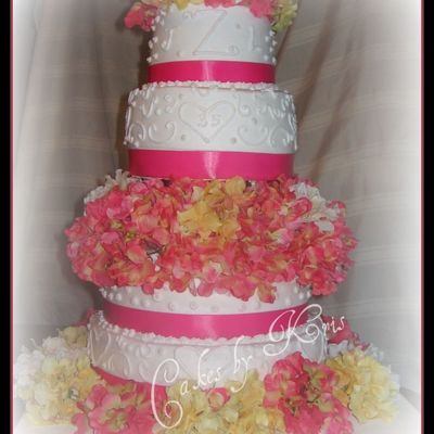 My First Real Wedding/35Th Wedding Anv. Cake!