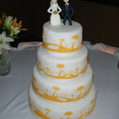 Dr. Suess Wedding Cake