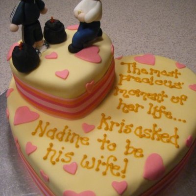 Engagement Cake
