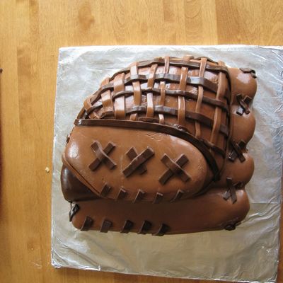 Baseball Glove Fondant