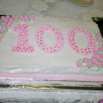 100Th Birthday Cake