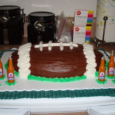 1St Football Cake