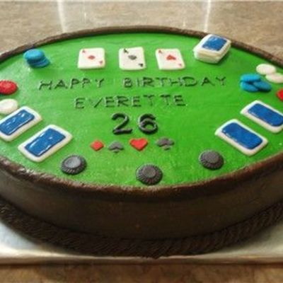Poker Cake