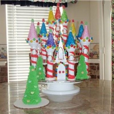Christmas Castle Cake