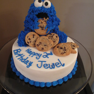Cookie Monster Cake