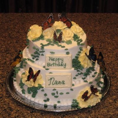Butterfly Birthday Cake